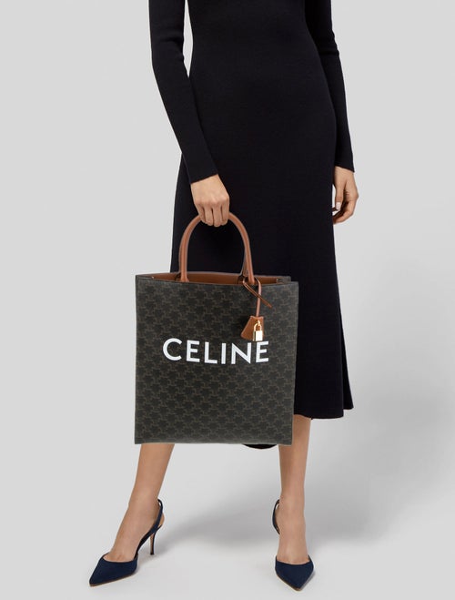 Celine Triomphe Vertical Cabas