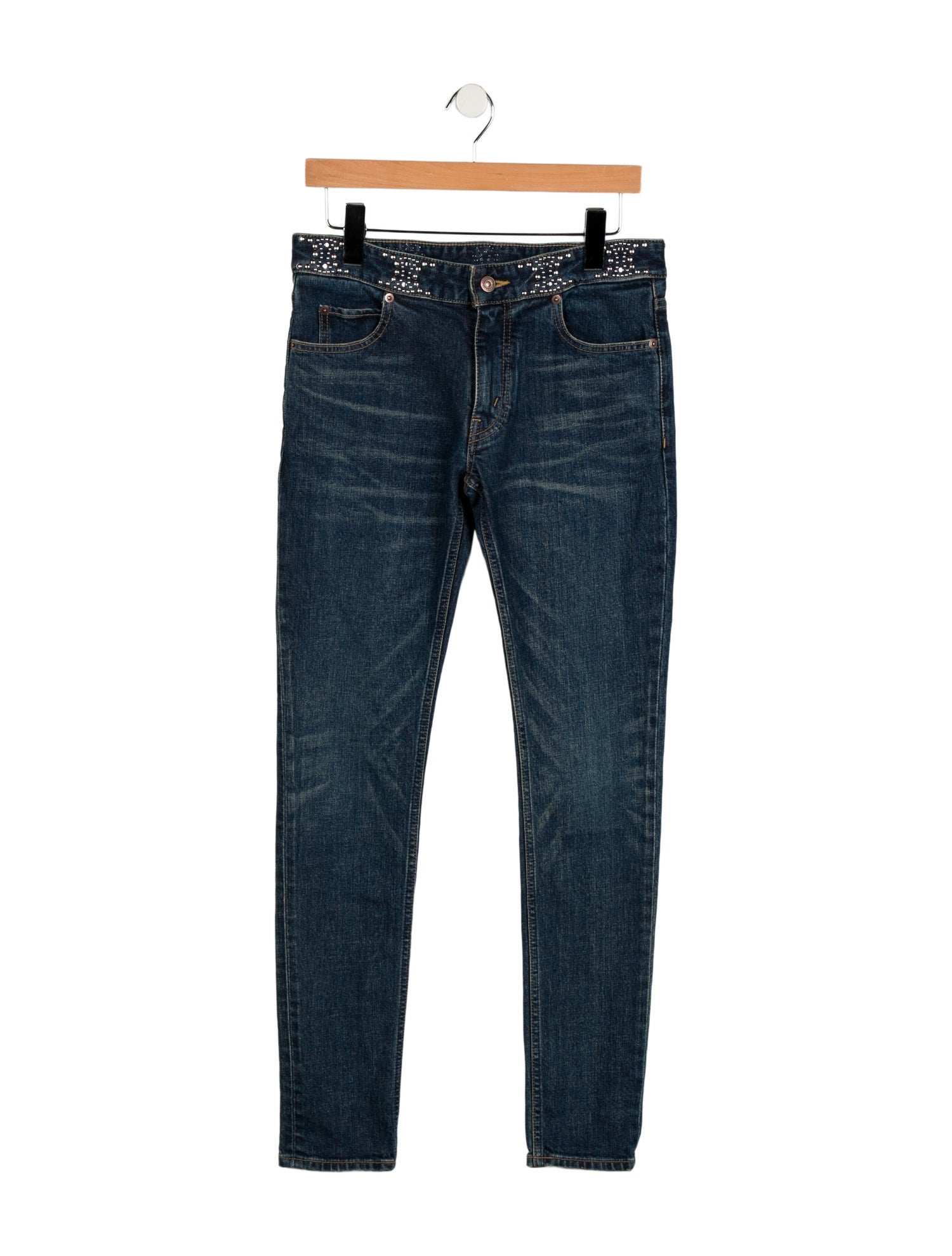 Celine Mid-Rise Skinny Leg Jeans