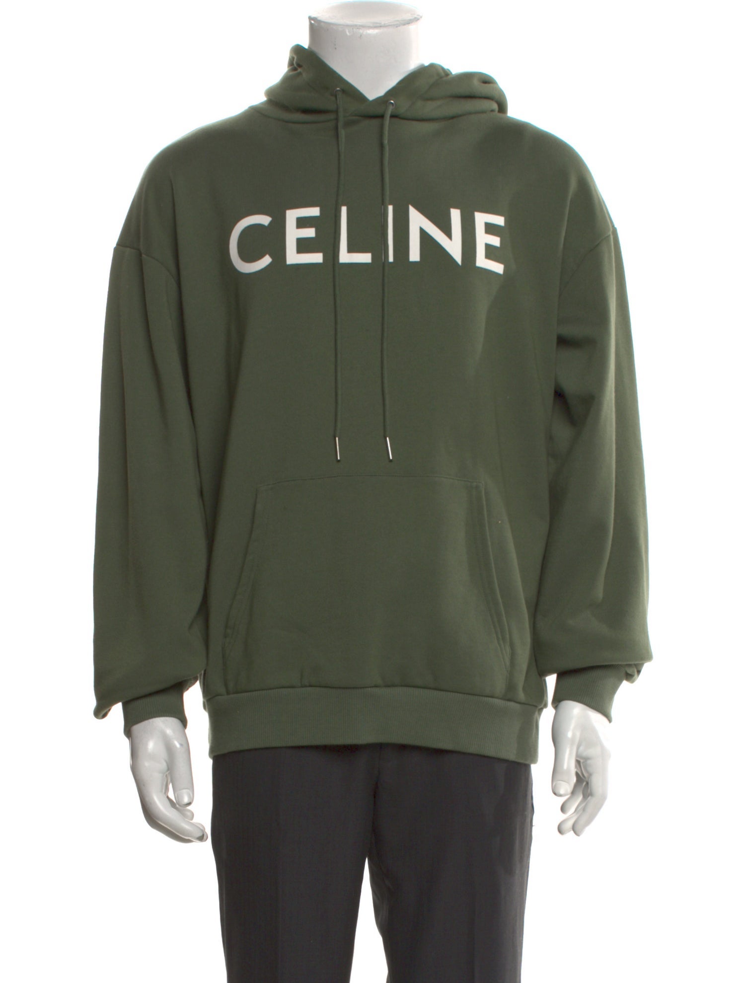 Celine Graphic Print Crew Neck Hoodie