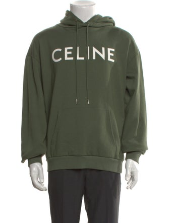 Celine Graphic Print Crew Neck Hoodie