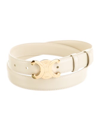 Celine Skinny Leather Belt