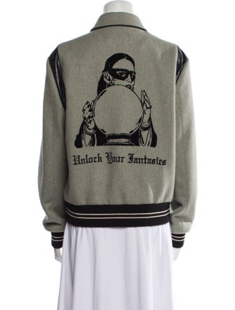 Celine 'Unlock Your Fantasies' Wool Varsity Jacket