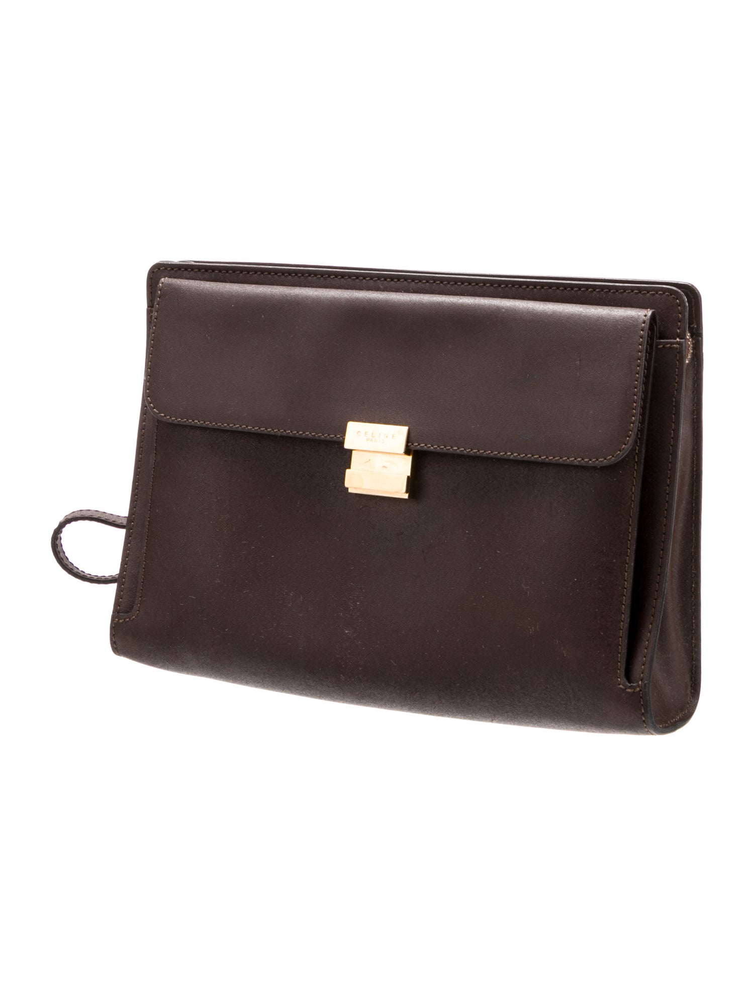 Celine Leather Portfolio Vintage