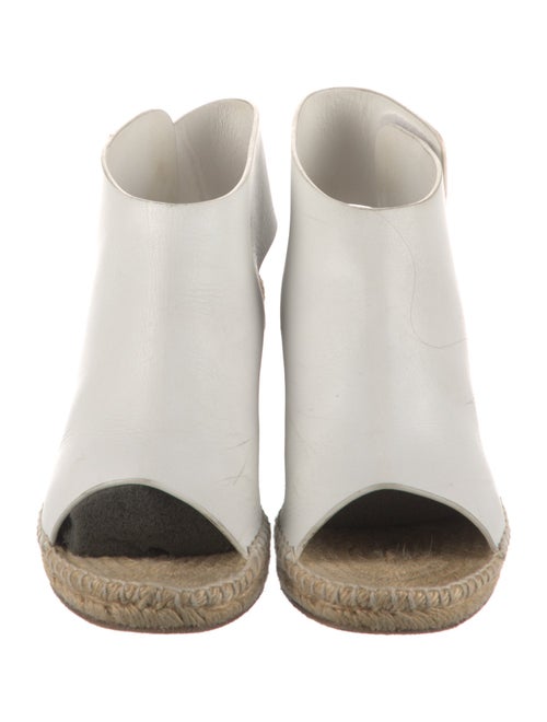 Celine Leather Colorblock Pattern Slingback Pumps