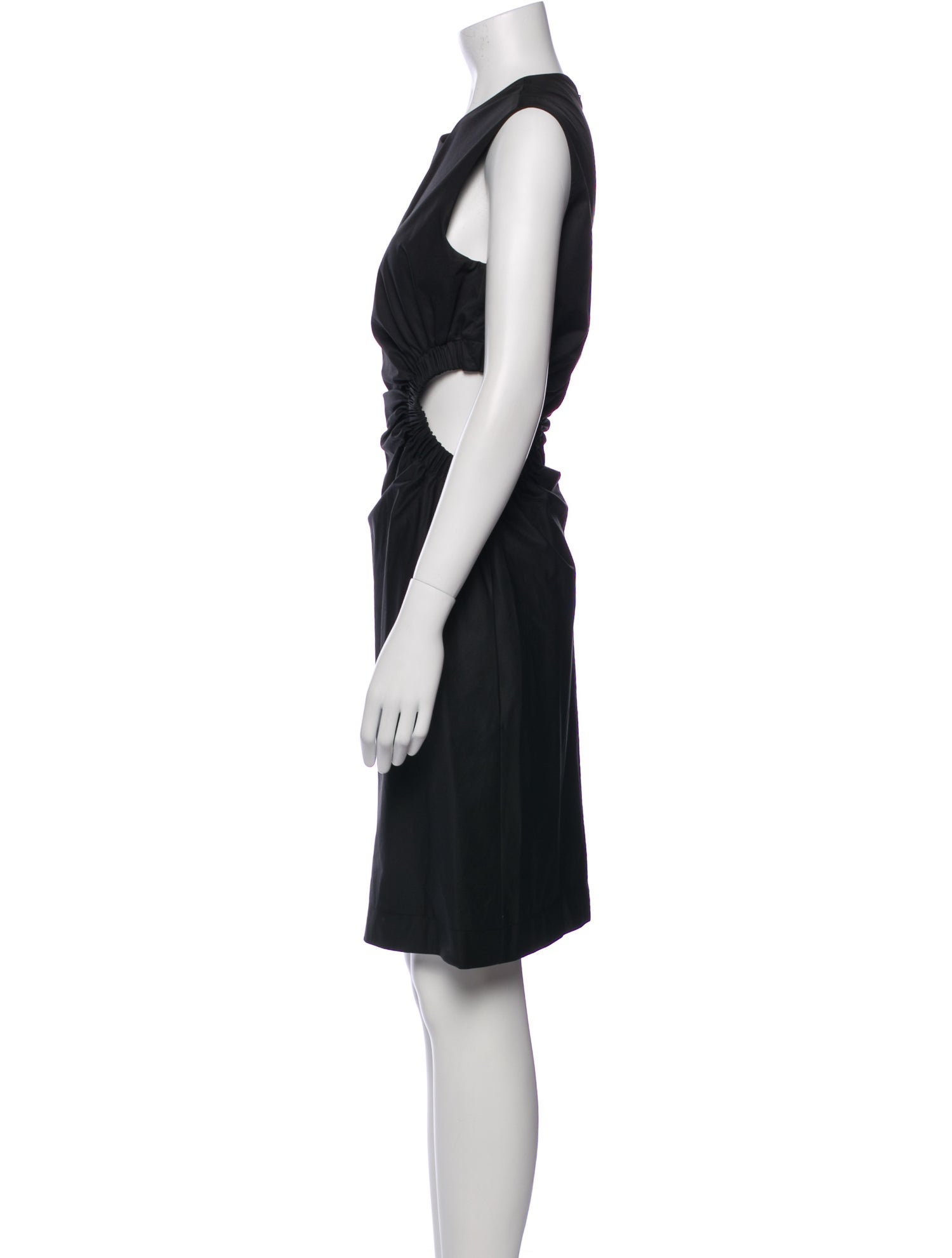 Celine Crew Neck Knee-Length Dress