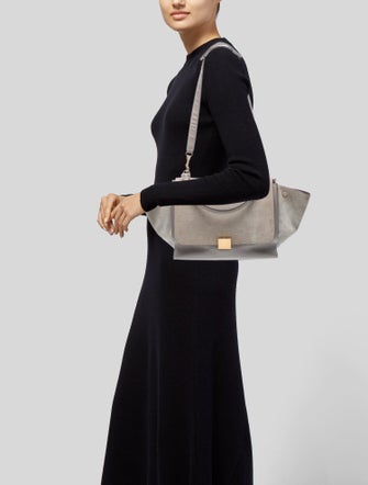 Celine Leather Trapeze Large