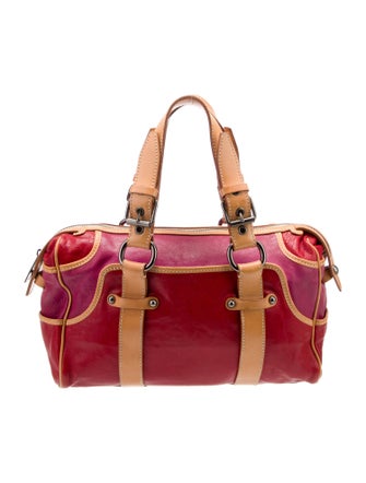 Celine Leather Top Handle Bag