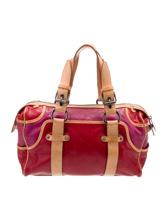 Celine Leather Top Handle Bag