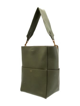 Celine Leather Seau Sangle Medium