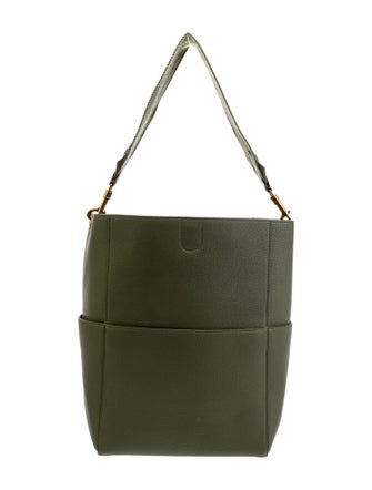 Celine Leather Seau Sangle Medium