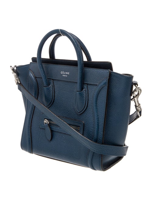 Celine Leather Luggage Nano