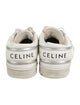 Celine Leather Lasercut Accents Sneakers