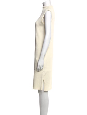 Celine Linen Knee-Length Dress