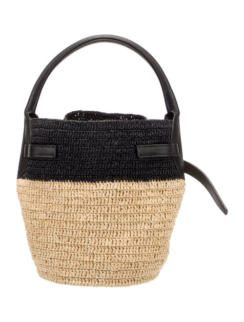 Celine Raffia Big Bag Bucket Nano