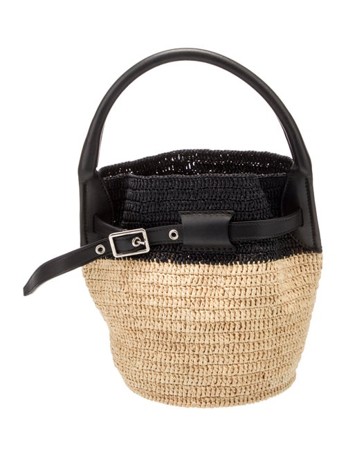 Celine Raffia Big Bag Bucket Nano