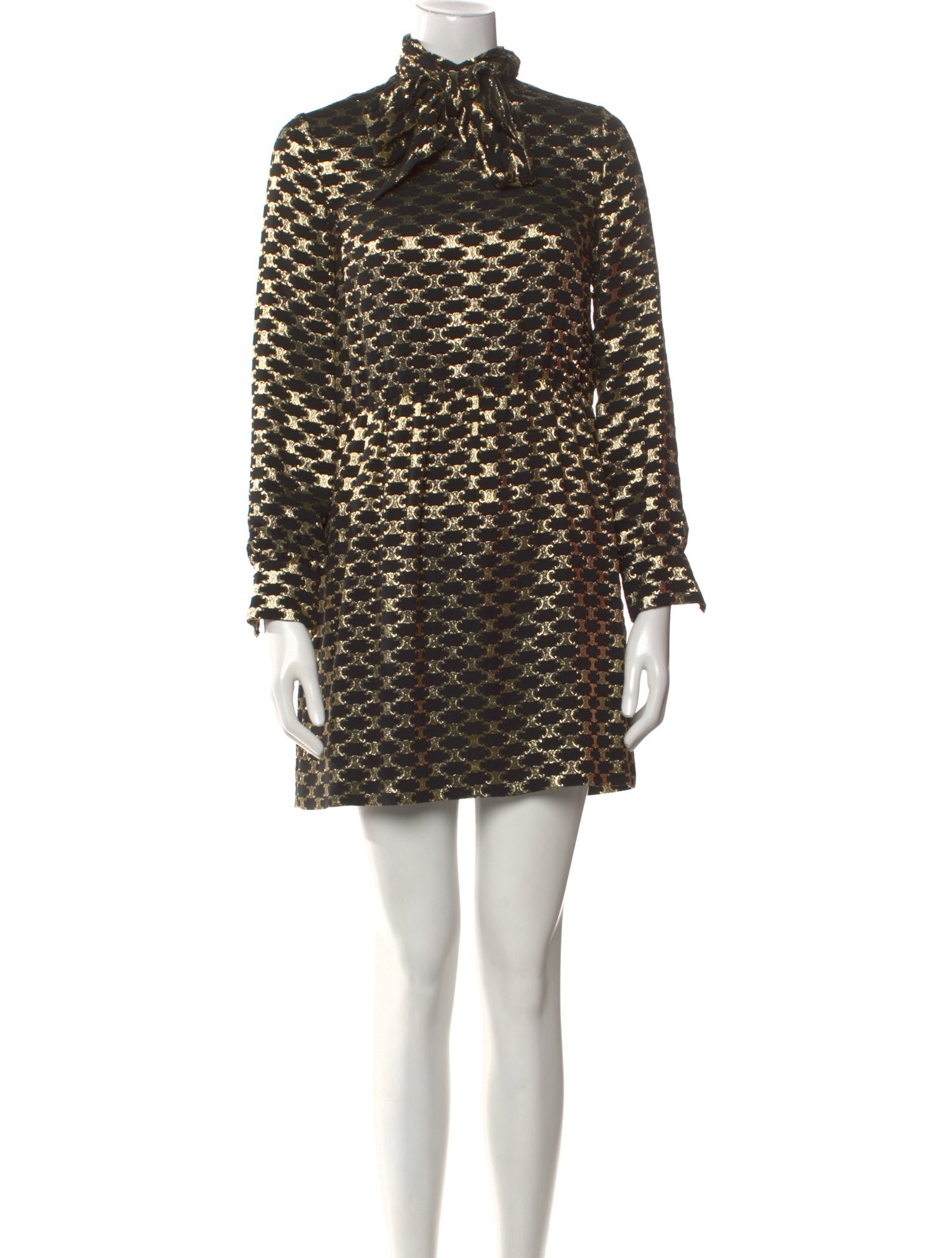 Celine Monogram Jacquard Mini Dress w/ Tags