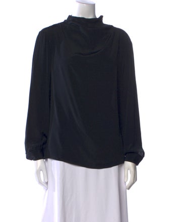 Celine Cowl Neck Long Sleeve Cowl Neck Blouse