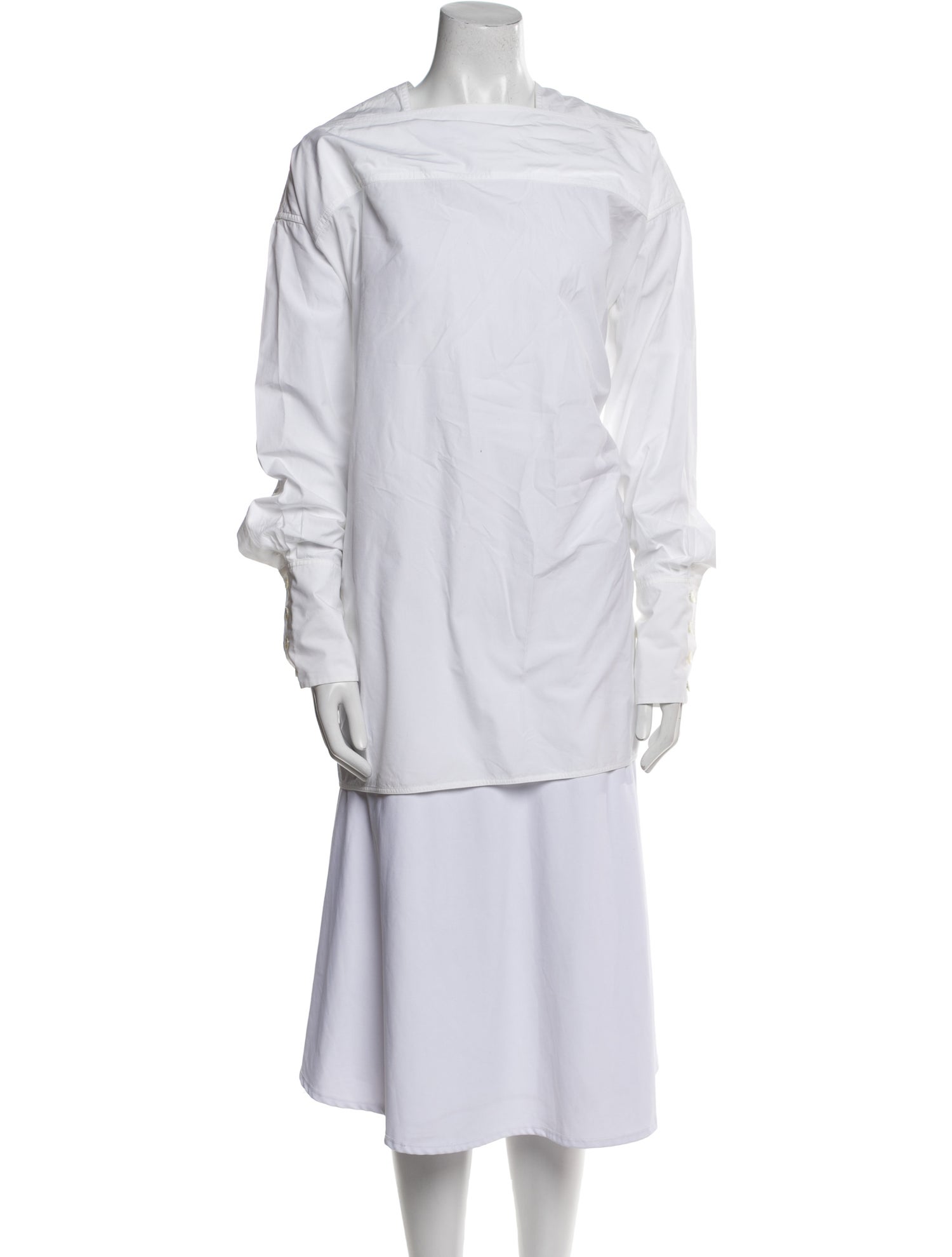 Celine Mock Neck Long Sleeve Tunic