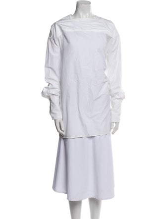 Celine Mock Neck Long Sleeve Tunic