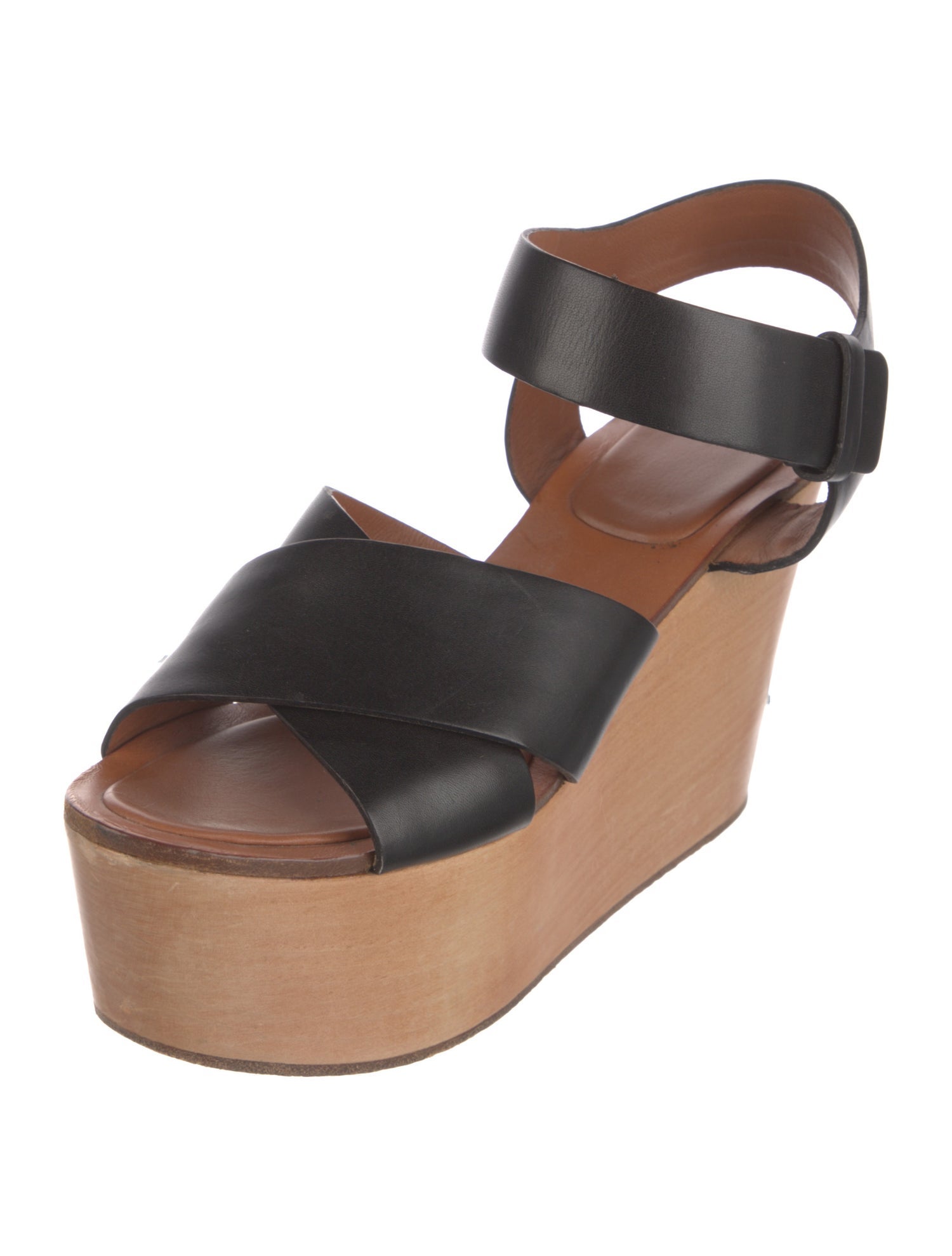 Celine Leather Slingback Sandals