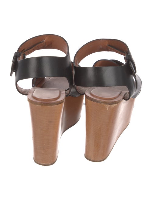 Celine Leather Slingback Sandals