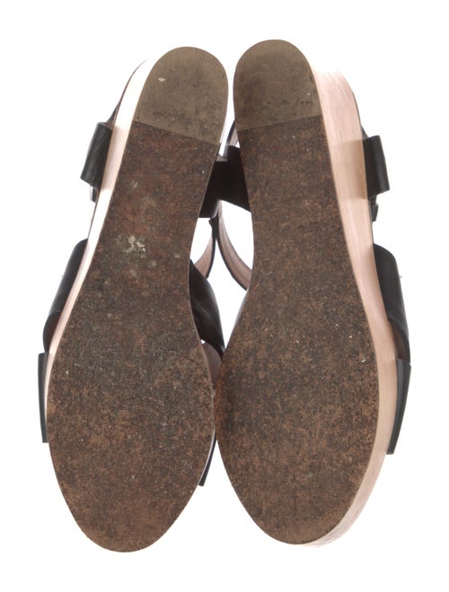 Celine Leather Slingback Sandals