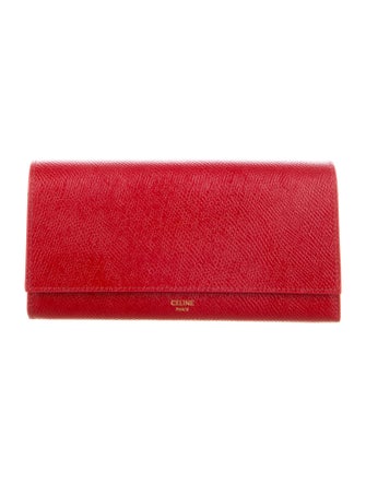 Celine Leather Continental Wallet