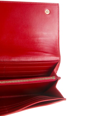 Celine Leather Continental Wallet