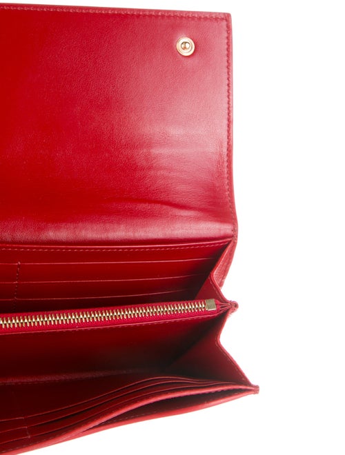 Celine Leather Continental Wallet