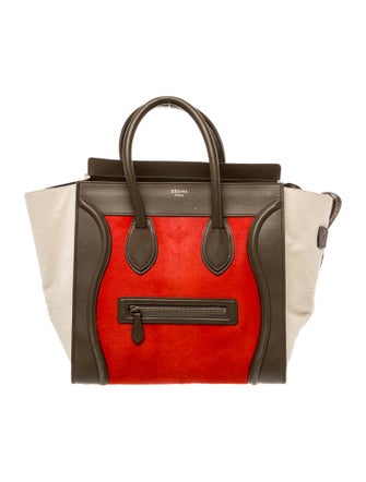 Celine Ponyhair Luggage Mini