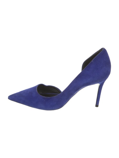Celine Suede D'Orsay Pumps
