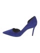 Celine Suede D'Orsay Pumps