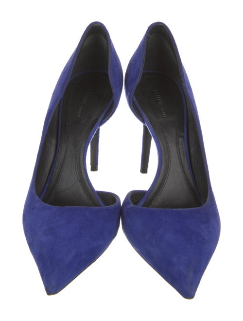 Celine Suede D'Orsay Pumps
