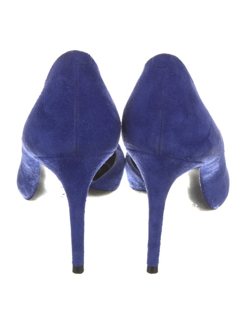 Celine Suede D'Orsay Pumps