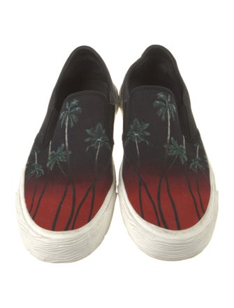 Celine Canvas Printed Sneakers