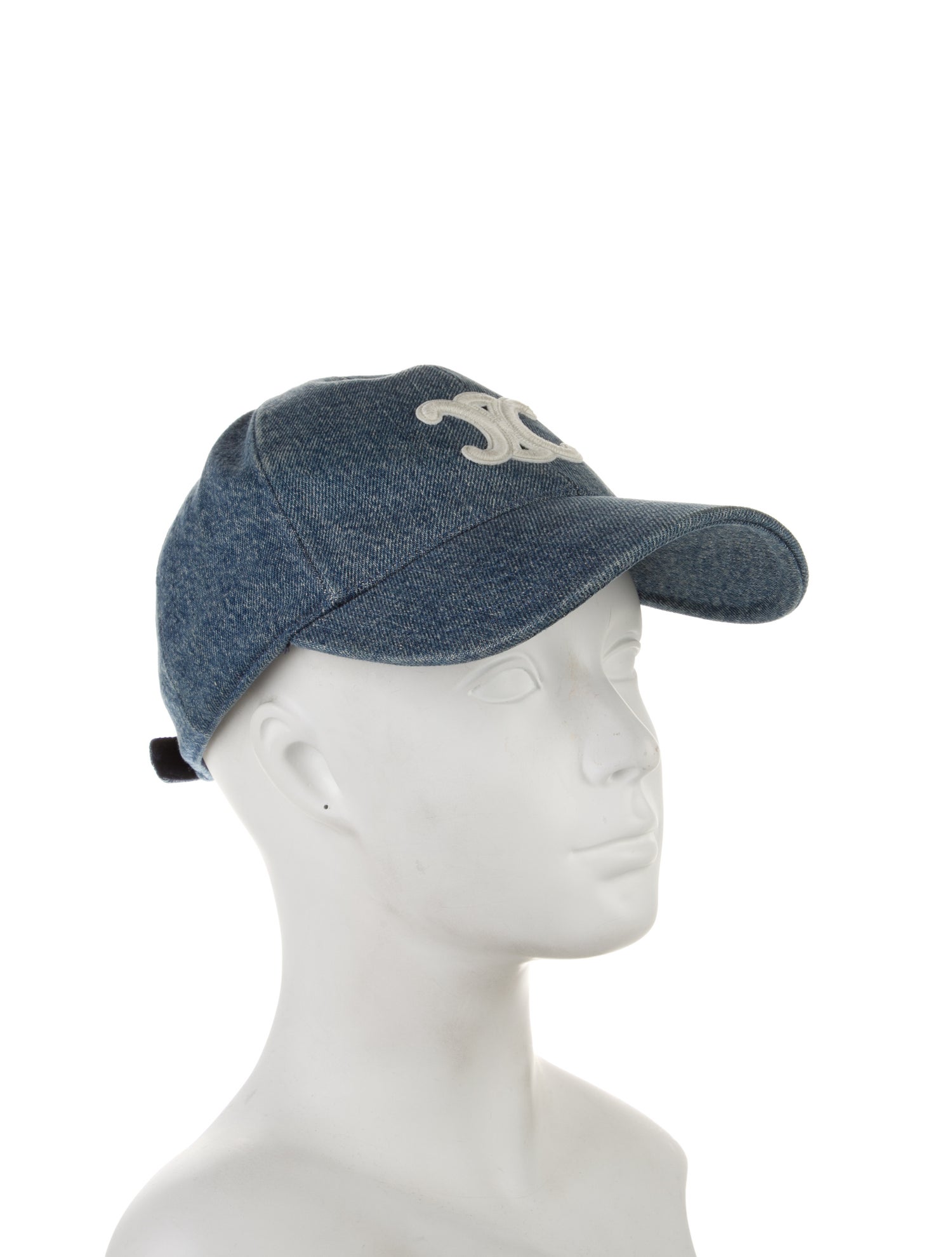 Celine Triomphe Denim Hat