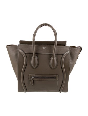 Celine Leather Luggage Mini