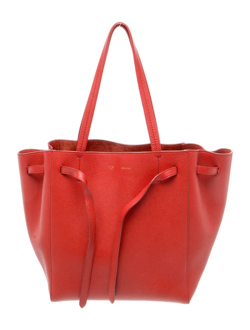 Celine Leather Cabas Phantom w/Belt Small