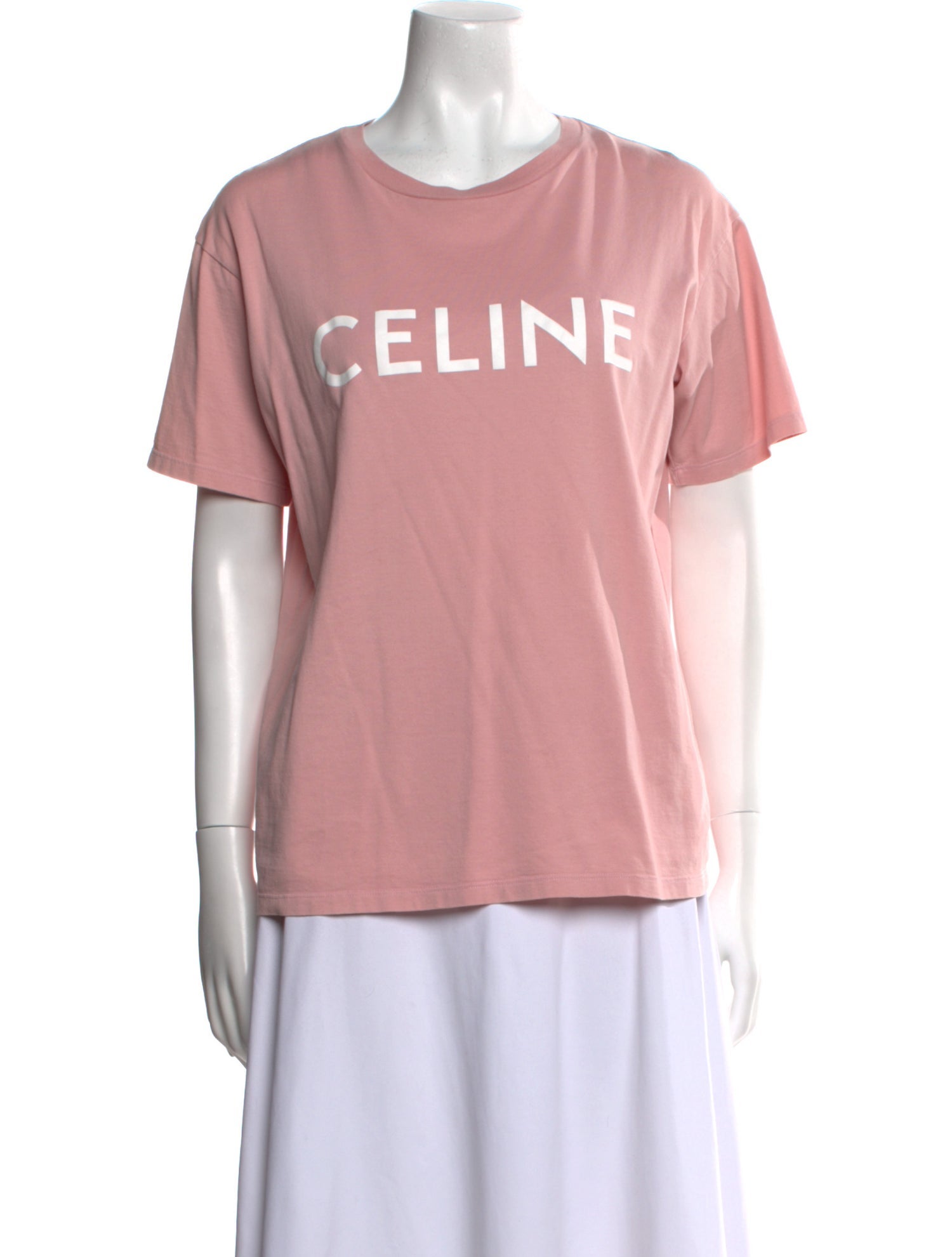 Celine Graphic Print Crew Neck T-Shirt
