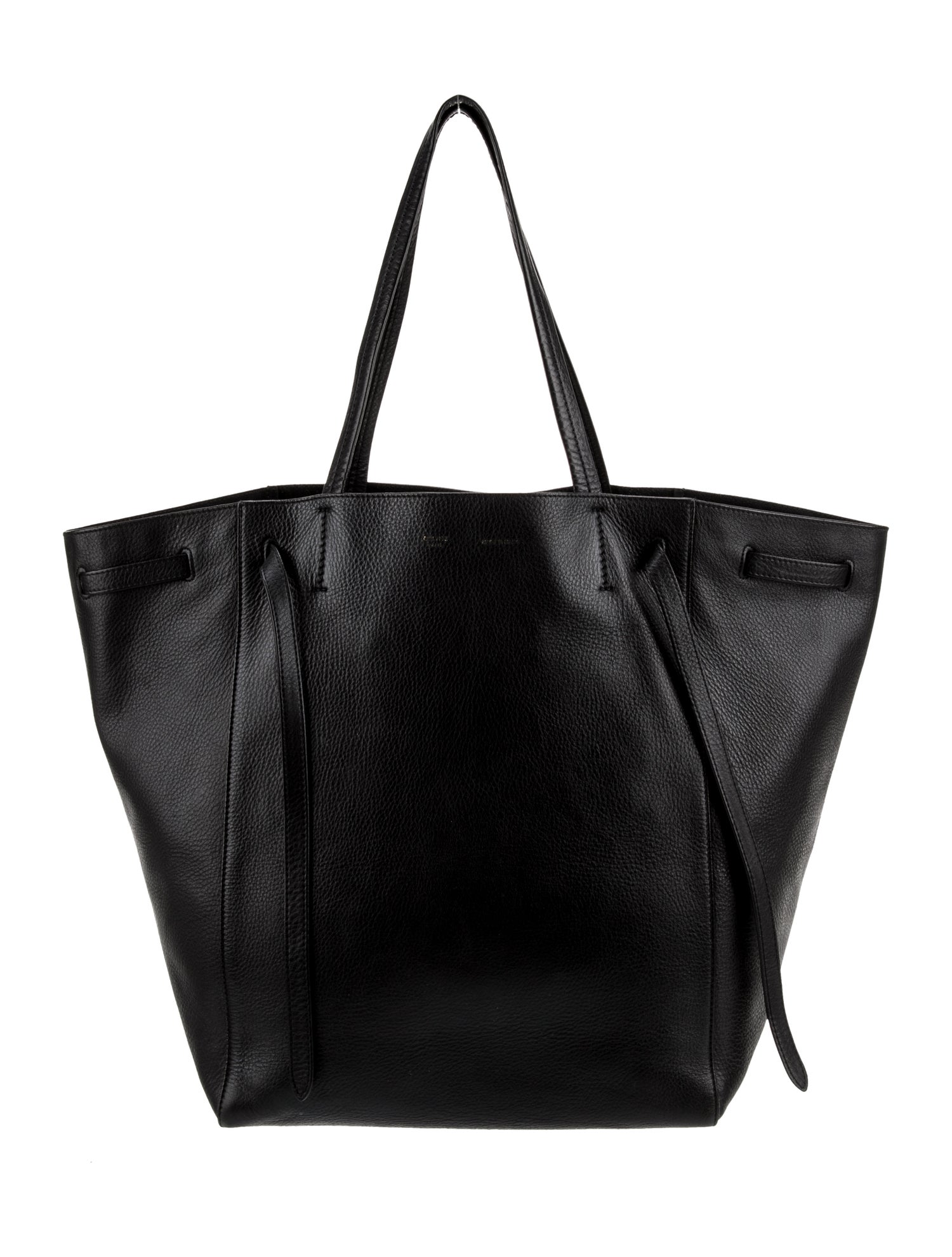 Celine Leather Cabas Phantom w/Belt Medium