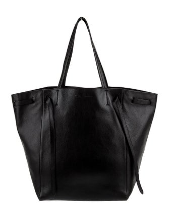 Celine Leather Cabas Phantom w/Belt Medium