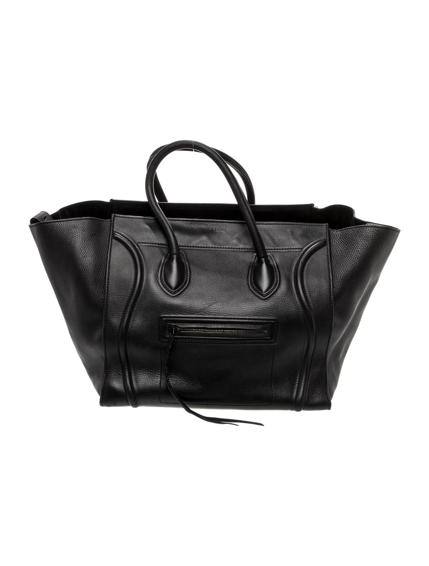 Celine Leather Luggage Phantom Large