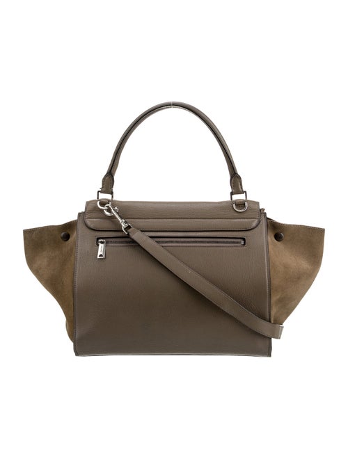 Celine Leather Top Handle Bag Medium