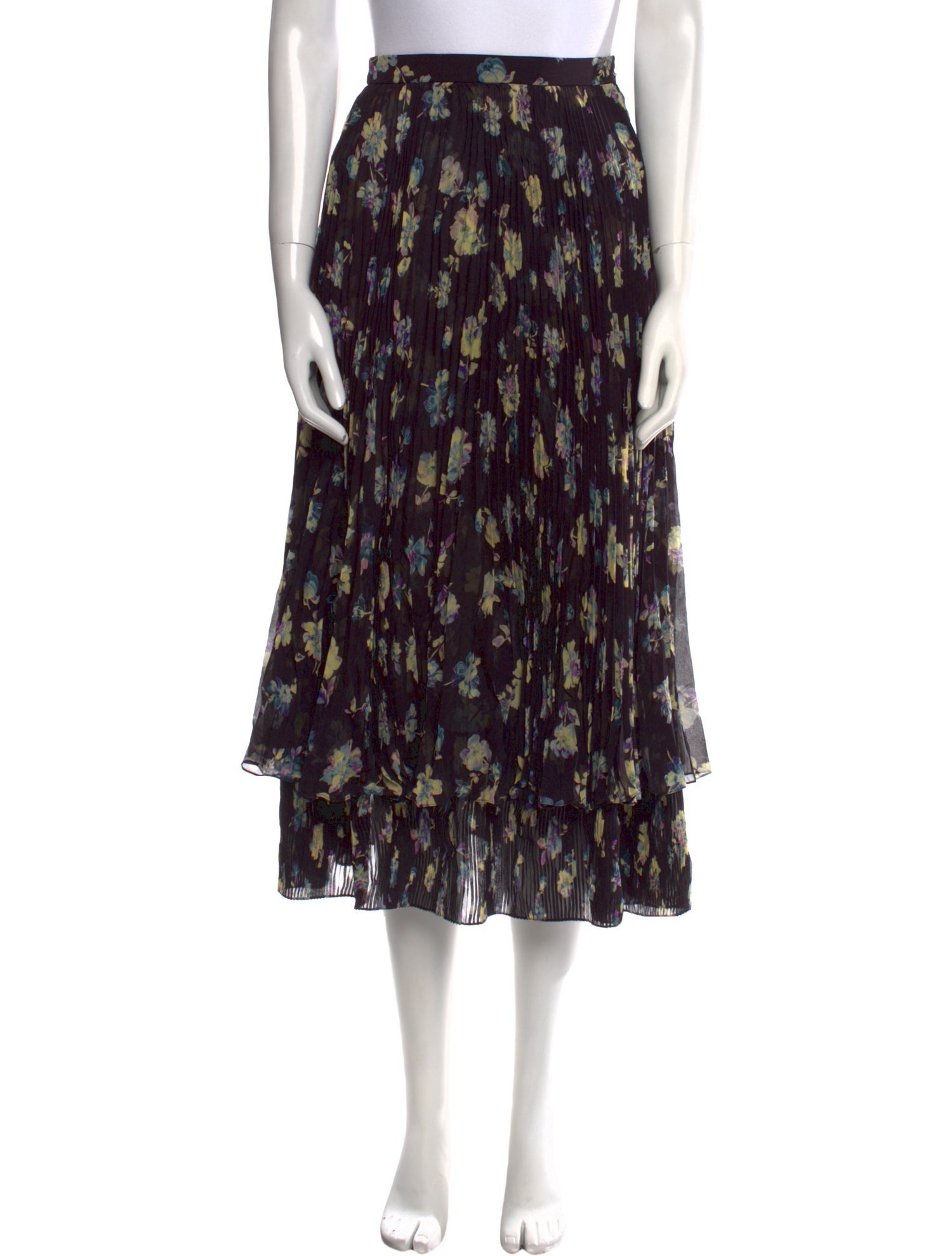 Celine Silk Midi Length Skirt w/ Tags