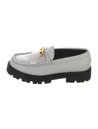 Celine Horsebit Accent Leather Loafers