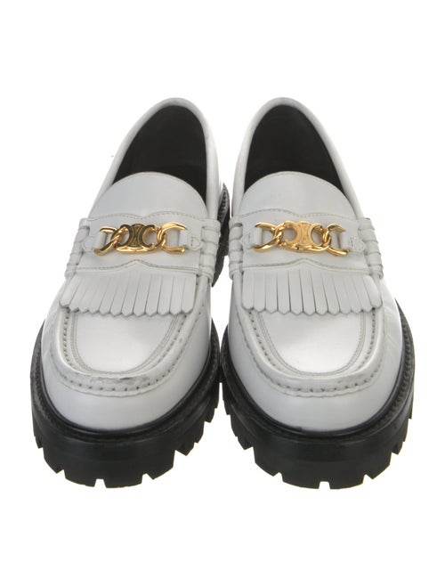 Celine Horsebit Accent Leather Loafers