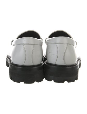 Celine Horsebit Accent Leather Loafers