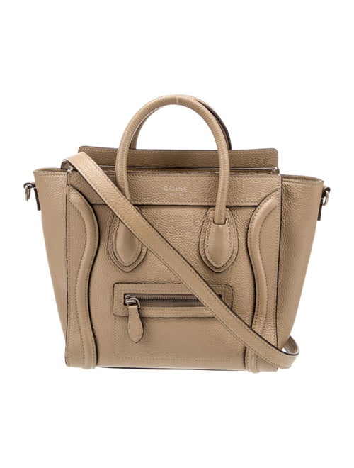 Celine Leather Luggage Nano