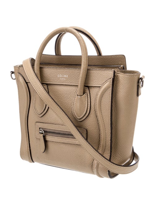 Celine Leather Luggage Nano