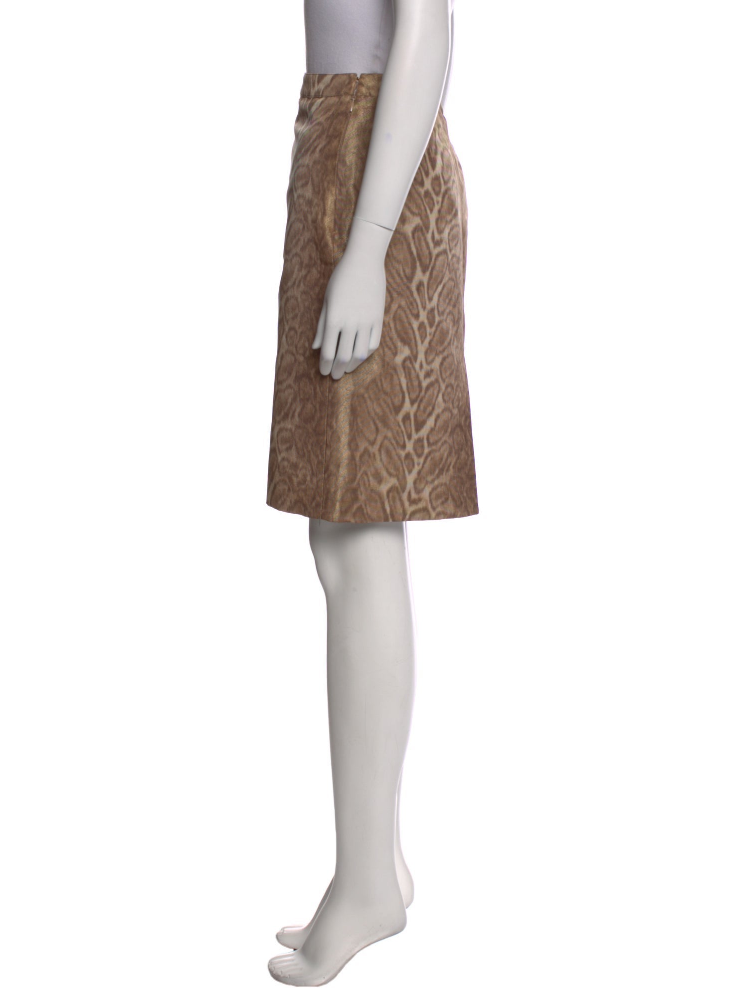 Celine Silk Knee-Length Skirt w/ Tags